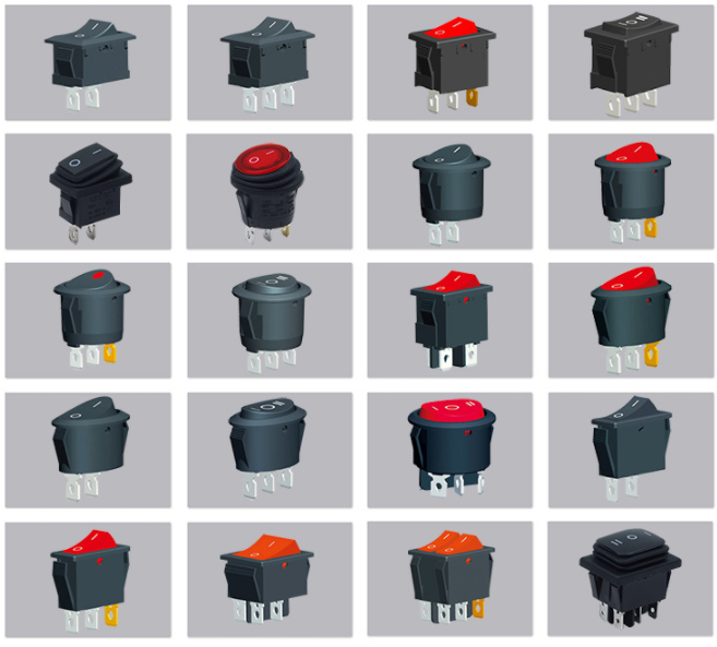 多種款式船型開關 多種款式船型開關