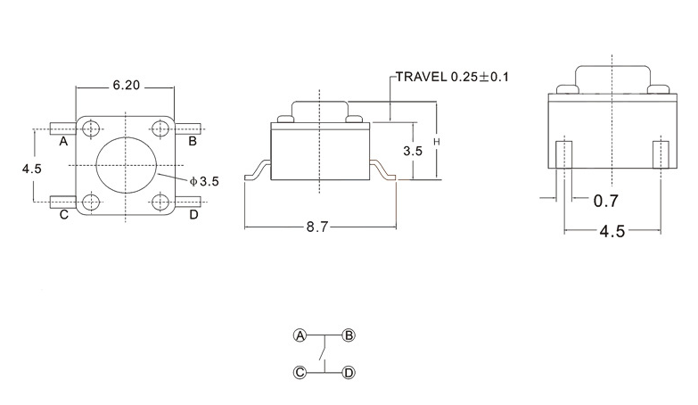 輕觸開關(guān)的主要作用 輕觸開關(guān)的主要作用